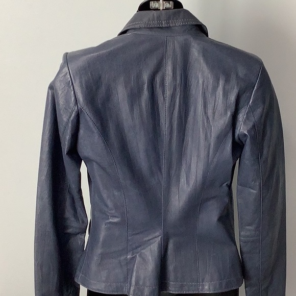 DANIER Leather Blazer - Picture 4 of 11